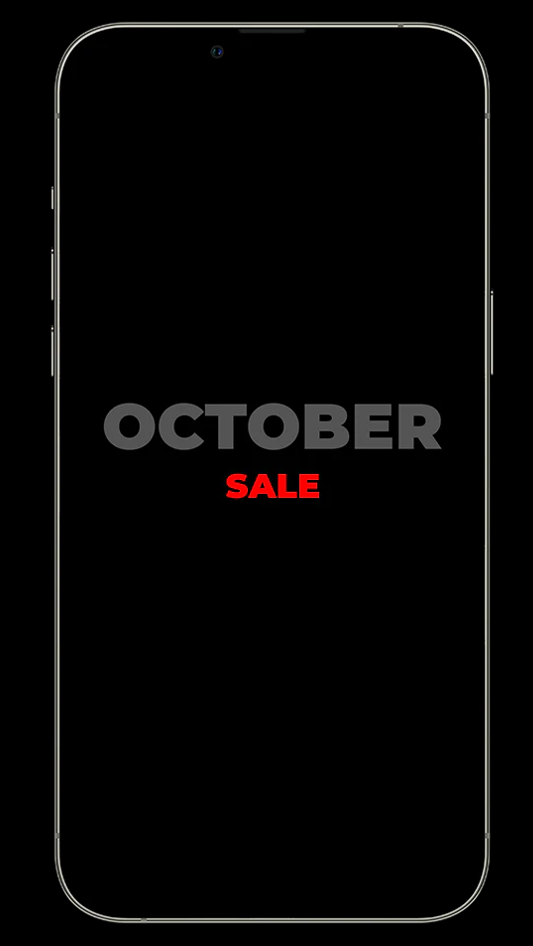 October Sale on Phone